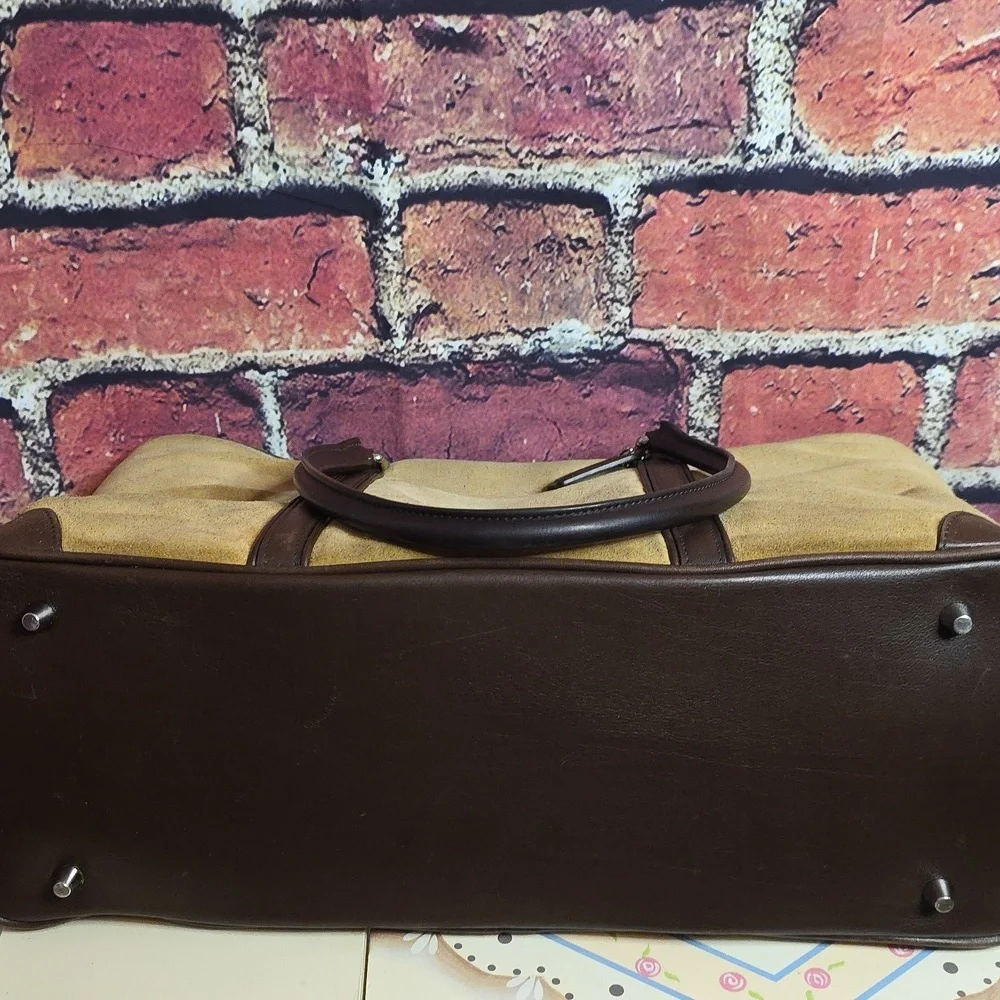 Coach Vintage   2003 Hamptons  HUGE Suede Tote 5121 Y2k